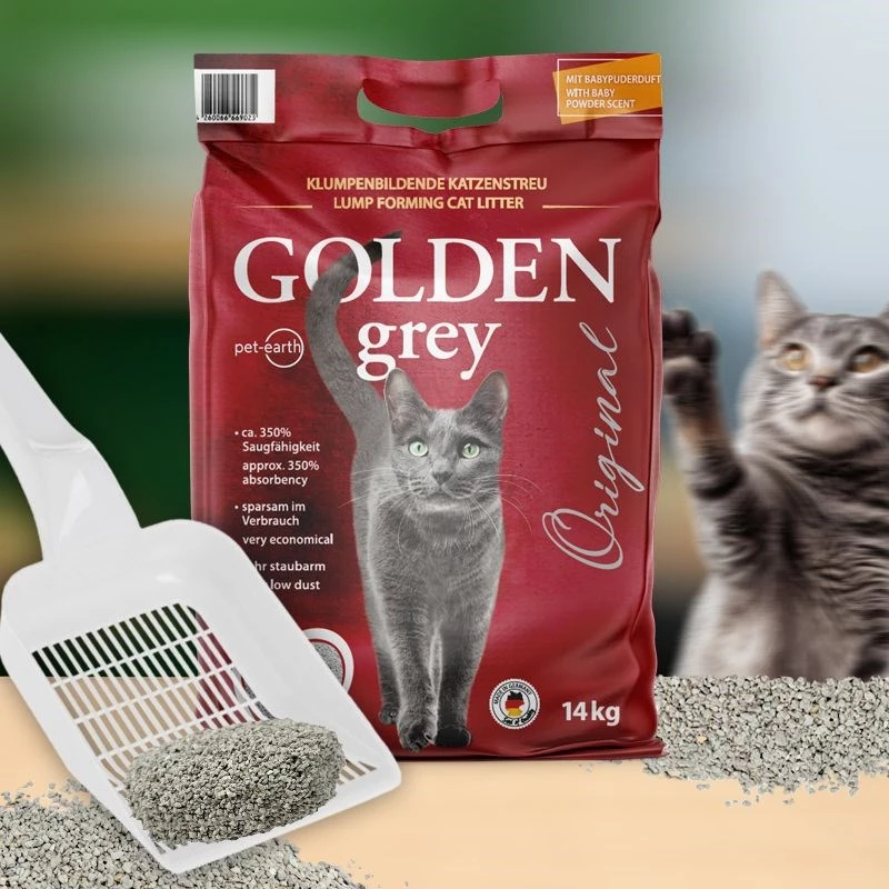 GOLDEN Grau Original - lettiera per gatti al bentonite - 7kg