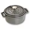 Staub 40509-474 cocotte rotonda 12 cm grigio grafite ghisa