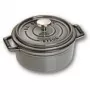 Staub 40509-474 cocotte rotonda 12 cm grigio grafite ghisa