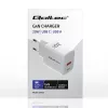 Caricabatterie GaN QOLTEC 51823 20W alimentatore USB, uscita 5V/20V
