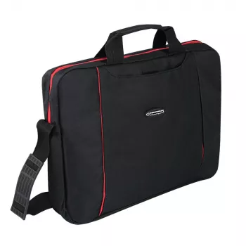 Borsa top loader Esperanza SALERNO 39,6 cm (15,6) nero, rosso