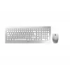 CHERRY DW 8000 tastiera mouse inclusi ufficio RF wireless francese argento, bianco