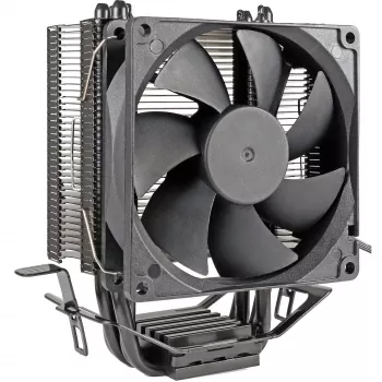 Dissipatore ad aria INTER-TECH 4P90 Bulk, ventola idraulica da 92 mm, 125 W TDP, compatibile con AM5/AM4/AM3 e LGA 1700/1200/115x/775