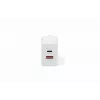 Caricabatterie USB GaN AC da interno DIGITUS DA-10301 — 30W, 1× USB-C, 1× USB-A, 100–240V, bianco