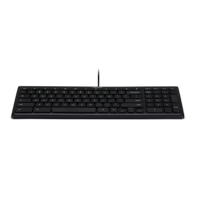 Acer AKW900 GP.KBD11.04F tastiera cablata USB, US International QWERTY, nera