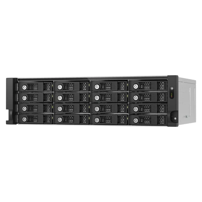 QNAP - TL-R1600PES-RP - Array di dischi - 16 vani (SATA-600 / SAS-3) SAS 12Gb/s (esterno) installabile a rack 2U