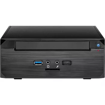 INTER-TECH ITX MW-02 Type C 3.0 incl. connettore USB 3.0 Type C esterno incl. vano unità DVD slim (88881246)