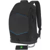 Zaino per notebook Tellur TLL611282 con porta USB e striscia illuminata, nero