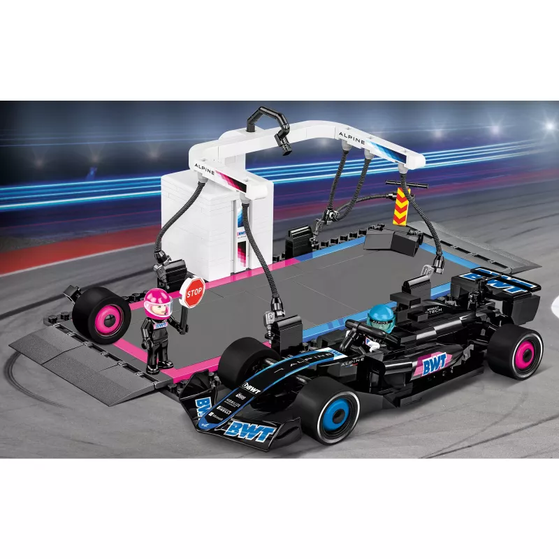 BWT Alpine F1 Boxenstopp, giocattolo da costruzione