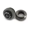 Connettore XSPC G1/4 a 14 mm hardtube, nero cromo - 8 pezzi