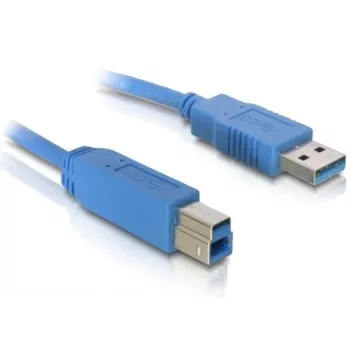 DeLOCK 82581 cavo USB 3.0, USB-A maschio a USB-B maschio, 3 m, blu