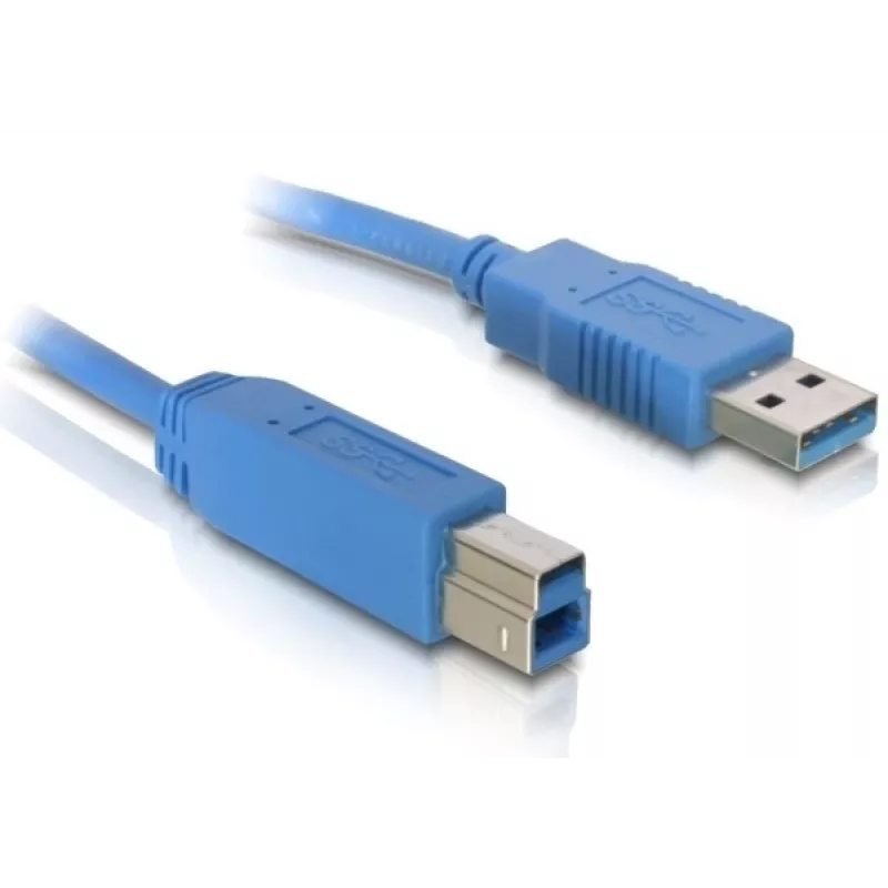 DeLOCK 82581 cavo USB 3.0, USB-A maschio a USB-B maschio, 3 m, blu