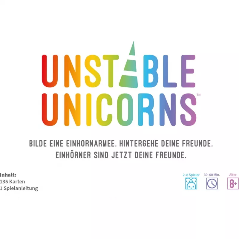 Unstable Unicorns, gioco di carte