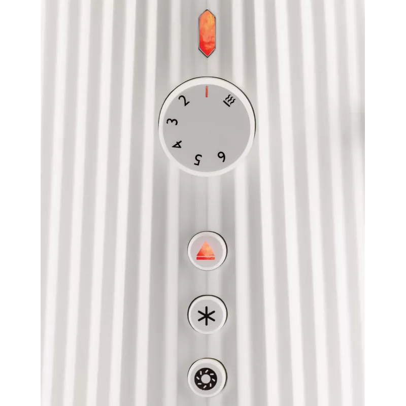 Alessi Tostapane Pleated bianco