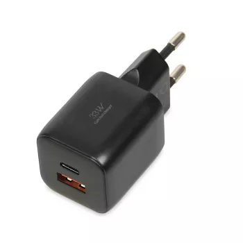 Alimentatore esterno IBOX ILUC42B 12 V 2 A, 33 W, USB-A + USB-C PD3.0, QuickCharge 3.0, universale