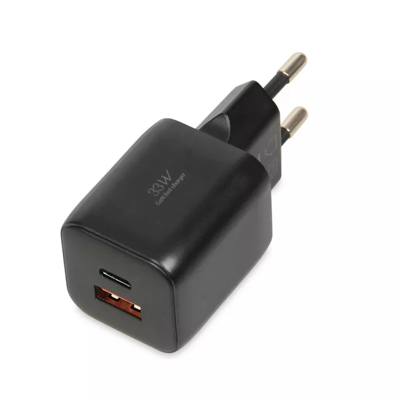 Alimentatore esterno IBOX ILUC42B 12 V 2 A, 33 W, USB-A + USB-C PD3.0, QuickCharge 3.0, universale
