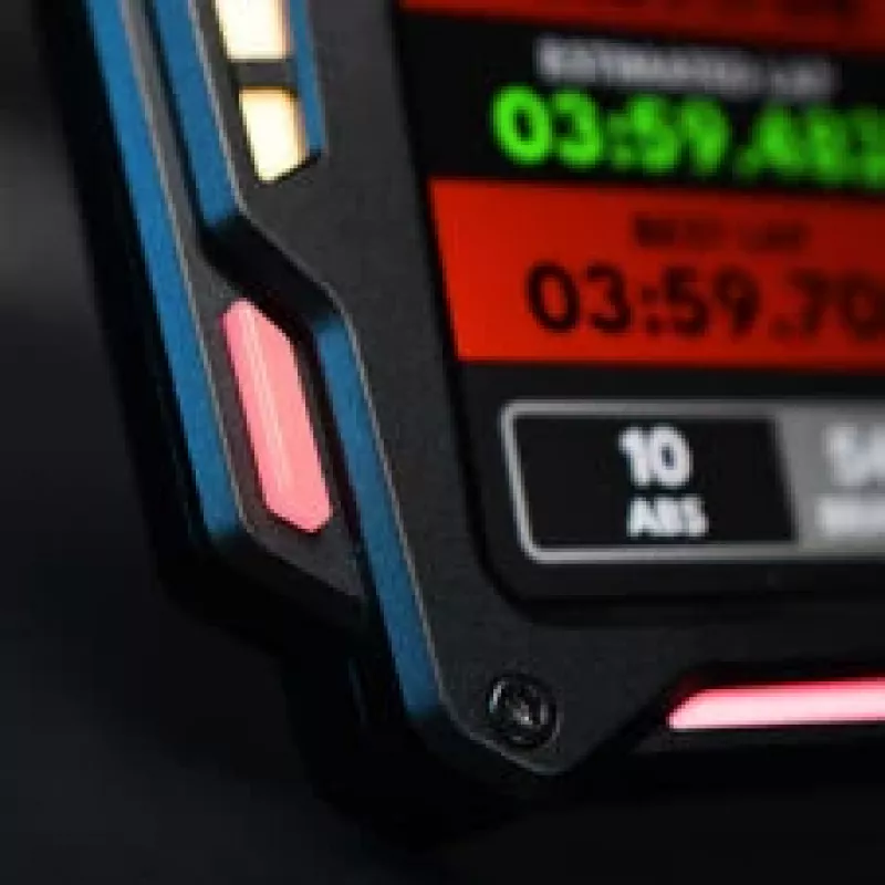 Display SOELPEC XR-7, touchscreen per simracing, telemetria RGB - nero