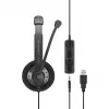 Cuffie EPOS | SENNHEISER IMPACT SC 75 USB MS con archetto cablate connettività/musica USB Type-A nero