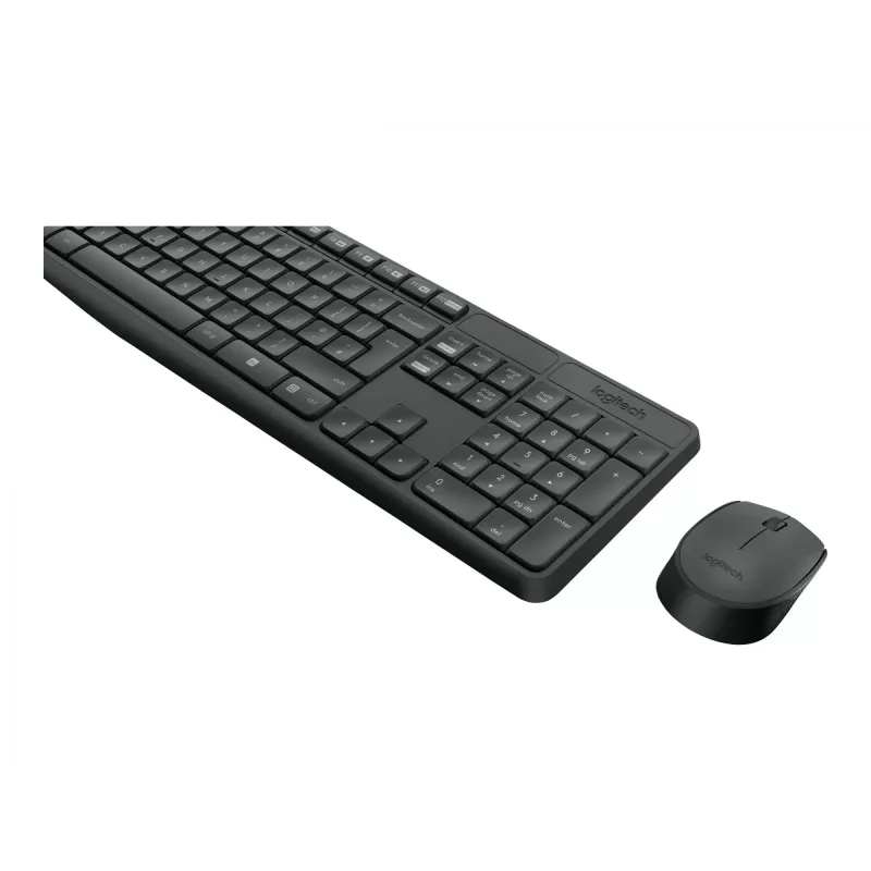 Set tastiera e mouse wireless Logitech MK235