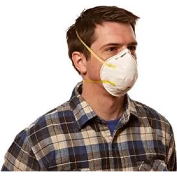 Maschera respiratoria 3M 8710C3 bianca – mascherina antipolvere monouso, modello 8710C3