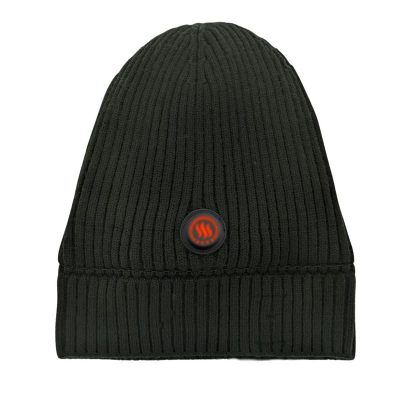Cappello riscaldato Glovii GC2B con batteria ricaricabile – poliestere nero