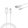 Cavo USB Savio Cl-193 USB 2.0 2 m USB A USB C/Lightning bianco