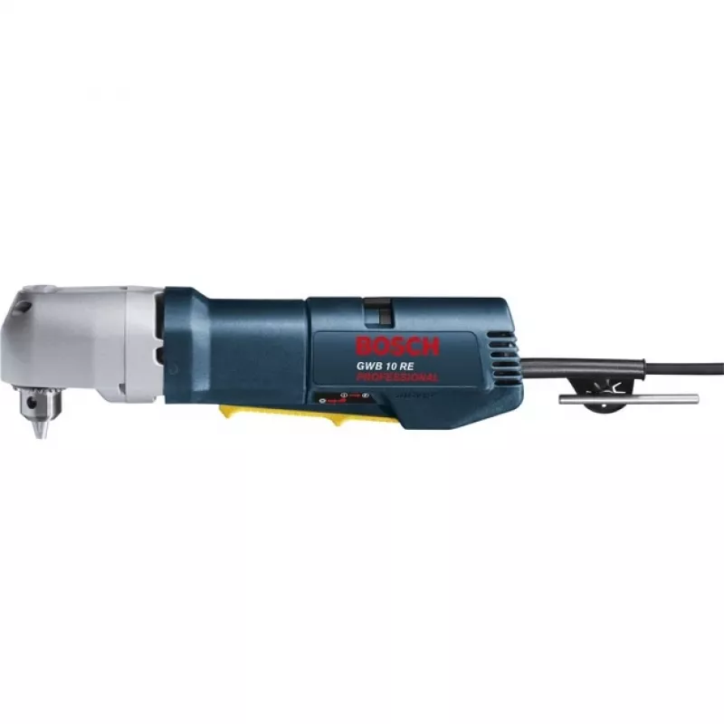 Bosch GWB 10 RE Professional 0601132703 trapano angolare, 400 W, 1300 giri/min, 5,5 Nm, mandrino a cremagliera, blu/nero