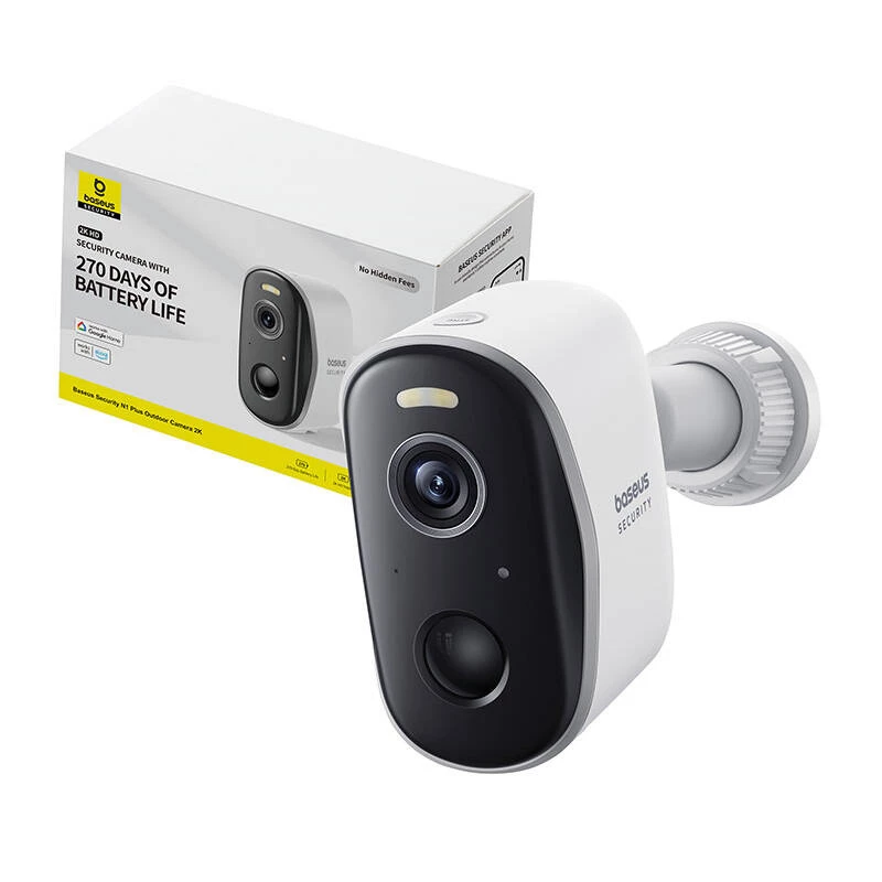 Telecamera di sorveglianza Baseus N1 Plus telecamera esterna bianco