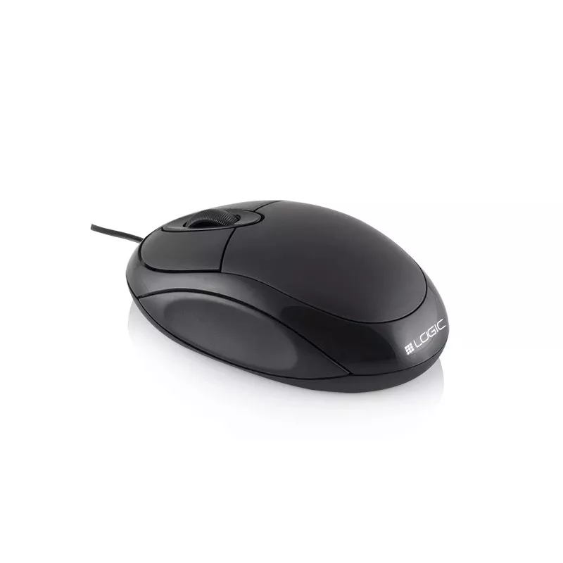 Logic Lm-11 - Mouse - ottico - con filo - USB - nero