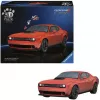 Puzzle 3D Ravensburger Dodge Challenger R/T Scat Pack Widebody – serie Iconics, riproduzione in scala
