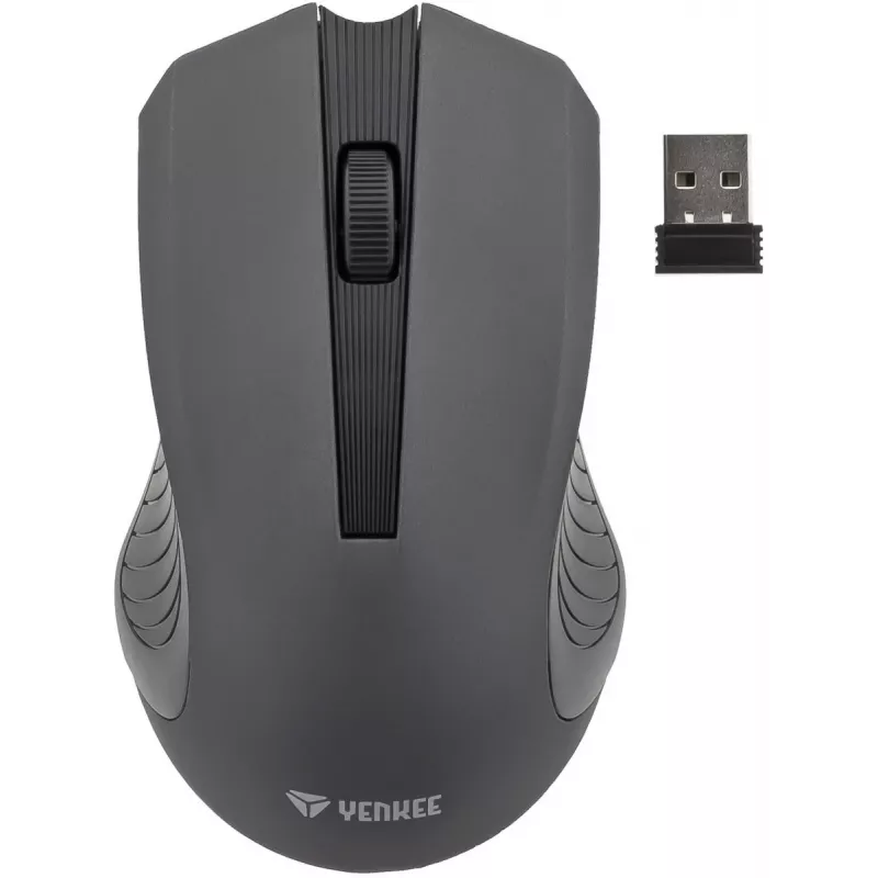 Mouse wireless simmetrico 2,4 GHz, 3 tasti, portata 10 m
