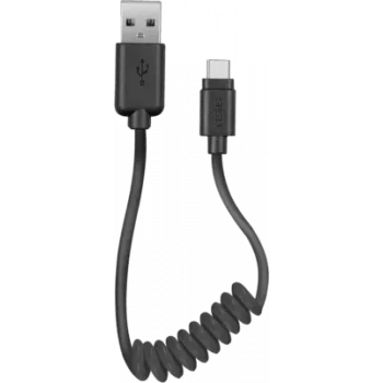 SBS TECABLETYPCSK - cavo USB - USB (M) a 24-Pin USB-C (M) - 50 cm - avvolto (TECABLETYPCSK)