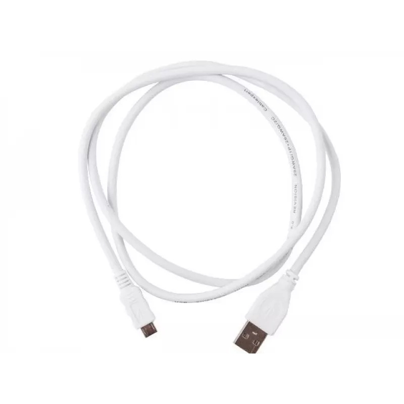 Gembird Cablexpert – cavo USB – Micro-USB Type-B (M) su USB (M) – 1 m – stampato – bianco (CCP-MUSB2-AMBM-W-1M)