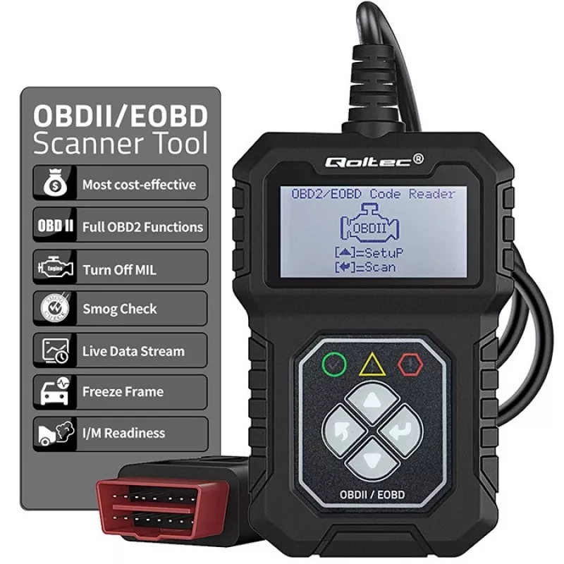 Tester diagnostico OBDII QOLTEC ProLine (modello 50684)