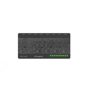 LANBERG DSP1-0108 switch Lanberg DSP1-0108 8 porte 100MB/S desktop