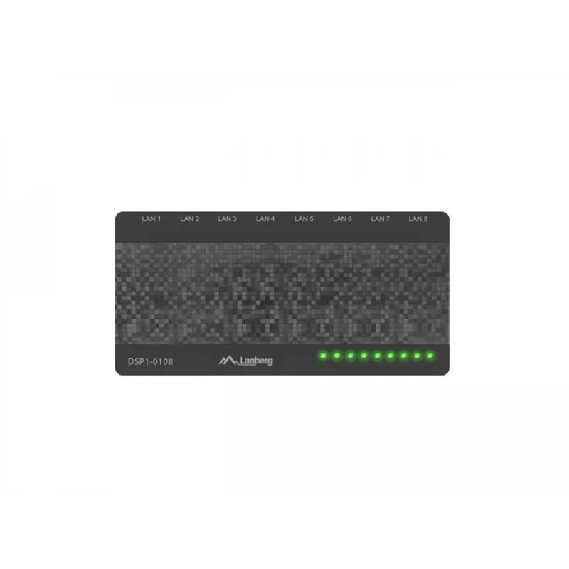 LANBERG DSP1-0108 switch Lanberg DSP1-0108 8 porte 100MB/S desktop