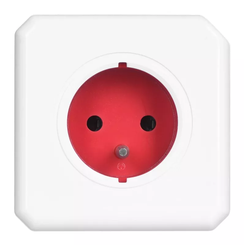 Allocacoc 2304/FREXPC ciabatta 3 m 5 prese AC per interni rosso, bianco