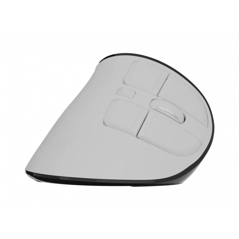 Mouse verticale wireless NATEC Euphoniе Pro Bluetooth 5.0, 4000 DPI, programmabile, silenzioso, bianco