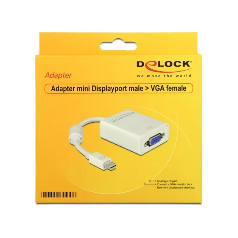 Adattatore mini DisplayPort VGA DeLOCK 65130