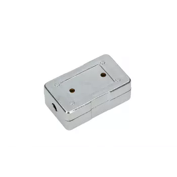 Presa Extralink CAT6 STP, connettore passante, argento