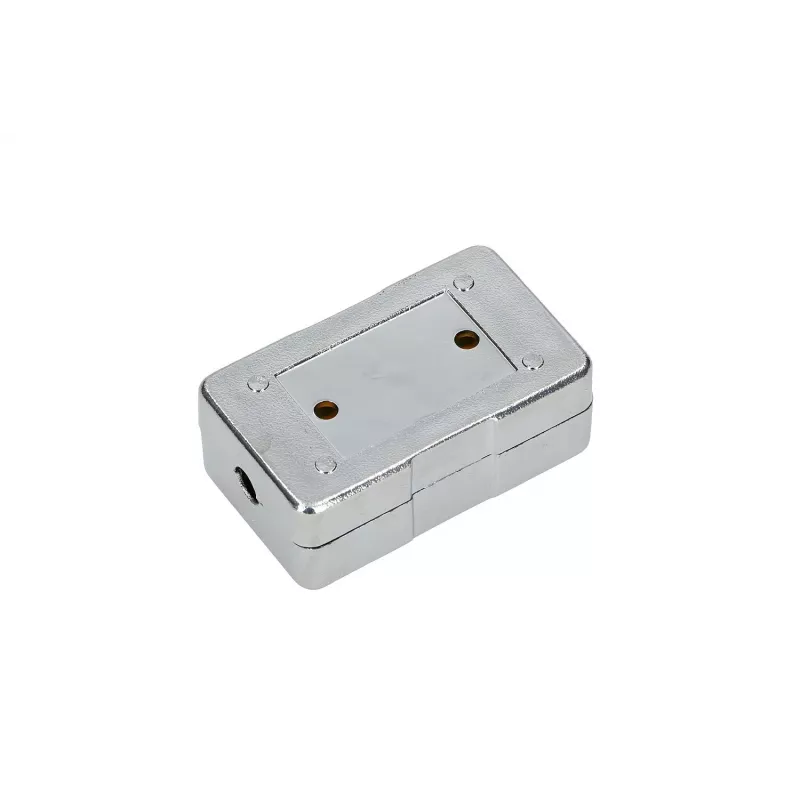 Presa Extralink CAT6 STP, connettore passante, argento