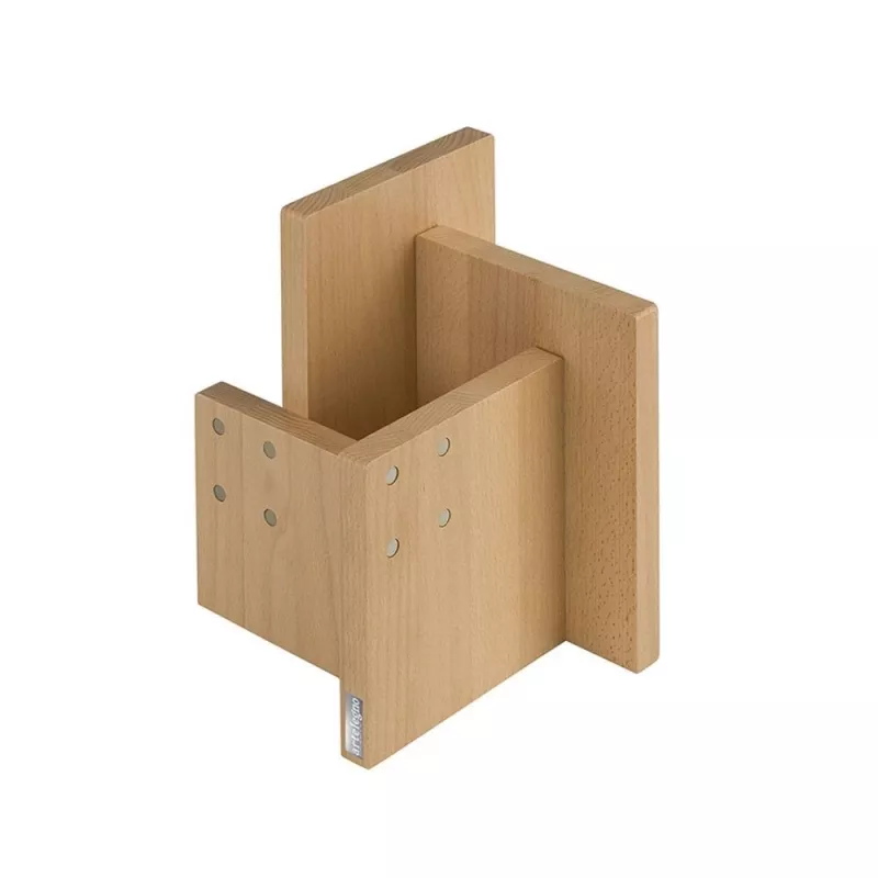 ARTELEGNO COMBI Portacoltelli magnetico con contenitore