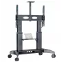 Supporto TV mobile ONKRON TS2821-B per TV da 70–110 pollici, nero, supporto con ruote regolabile in altezza