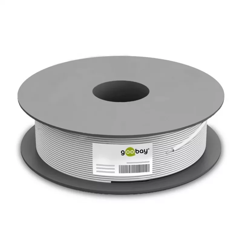 Cavo di rete Goobay CAT 6 U/UTP 100 m nero