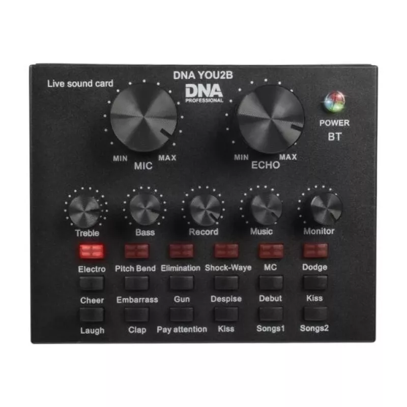 Kit microfono Bitmat DNA YOU2B — microfono, interfaccia audio, supporto e cavo