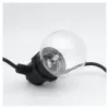 Catena luminosa RealPower 463614 LED 12 lampadine bianco caldo 4,9 m a batteria (AA)
