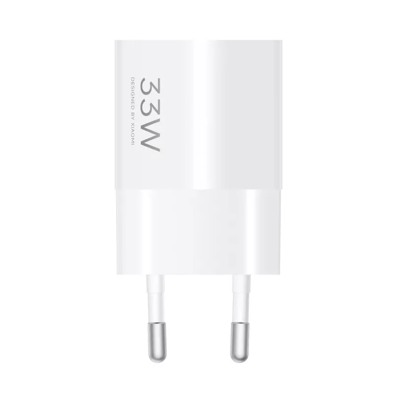 Alimentatore Xiaomi 33W Nano USB-C EU caricatore da parete – uscita USB-C 33 W per telefoni e tablet