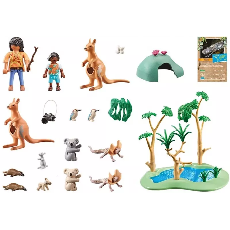 Wiltopia 71624 set personaggi animali australiani