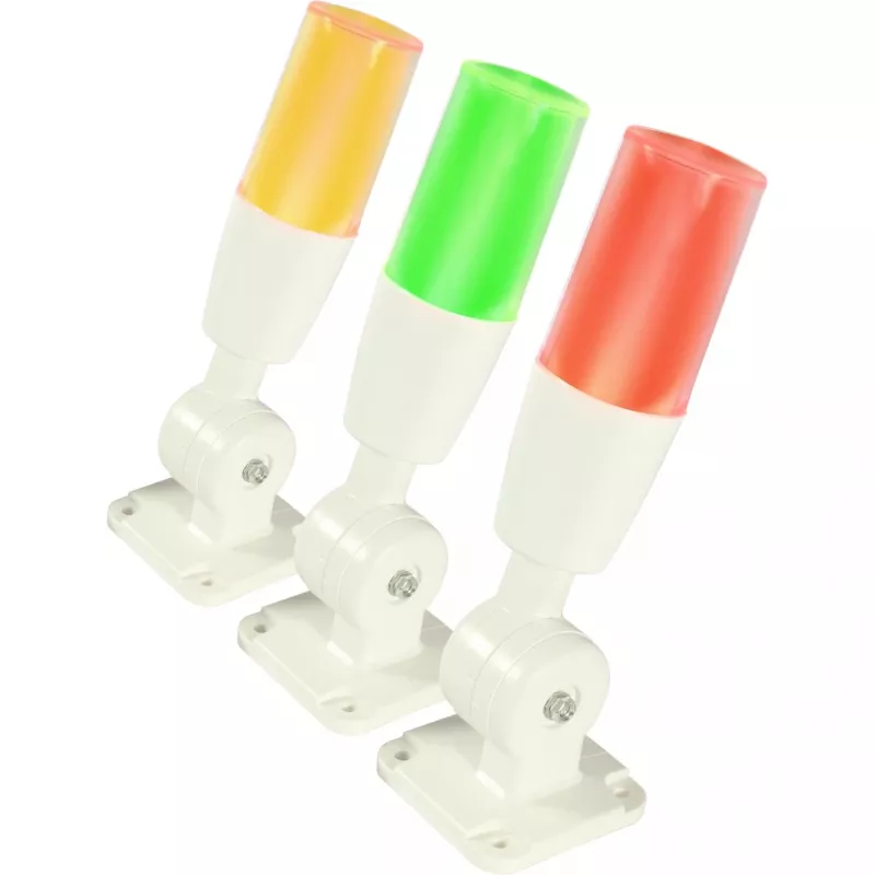 Lampada di segnalazione ALLNET ALL3042 rosso/giallo/verde con cicalino, controllo individuale