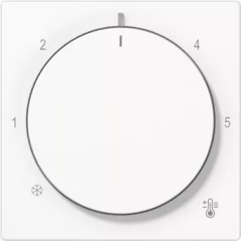 Placca a parete / copertura interruttore JUNG A1749BFWW — bianco, termoplastica, superficie lucida, scatola singola